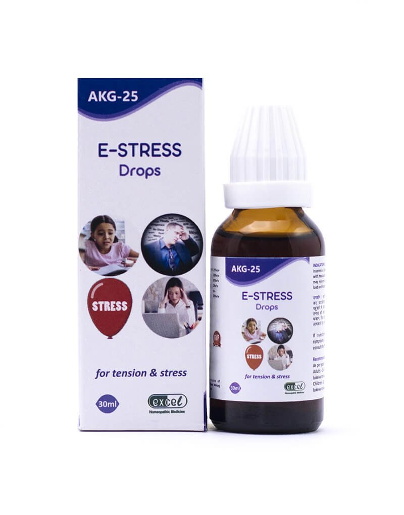 Buy AKG-25 E-STRESS DROPS 30Ml online in India at best price: Excel Pharma
