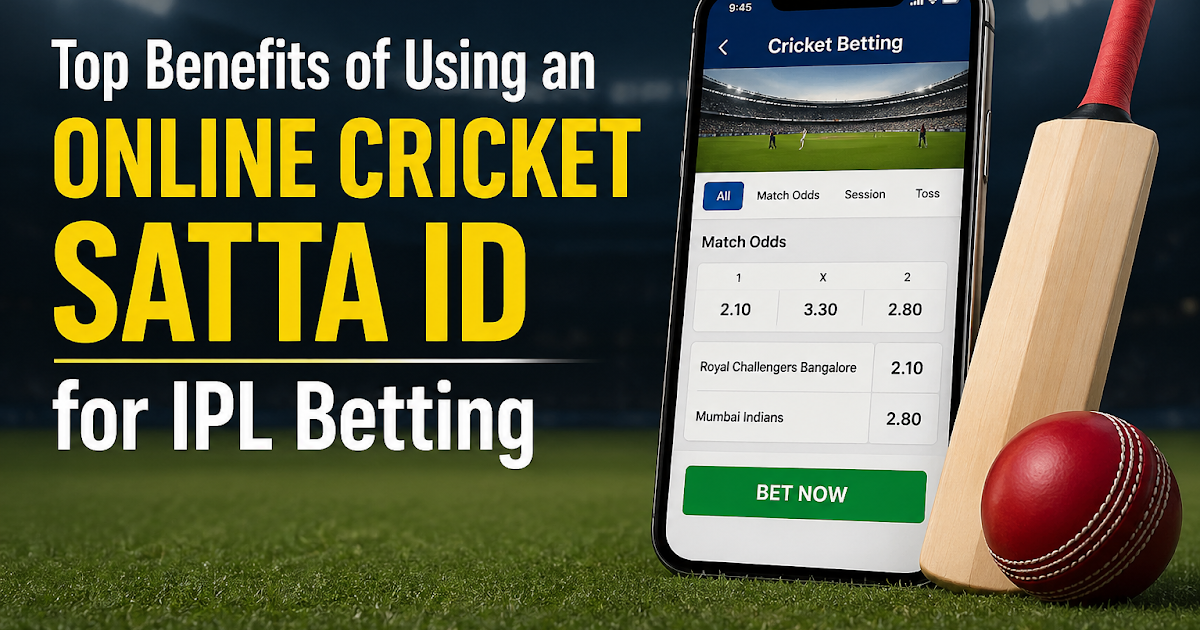 Top Benefits of Using an Online Cricket Satta ID for IPL Betting