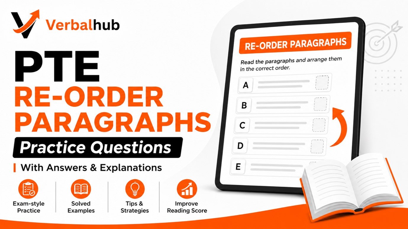 Free PTE Re-order Paragraphs Practice Questions | PTE Reading Practice