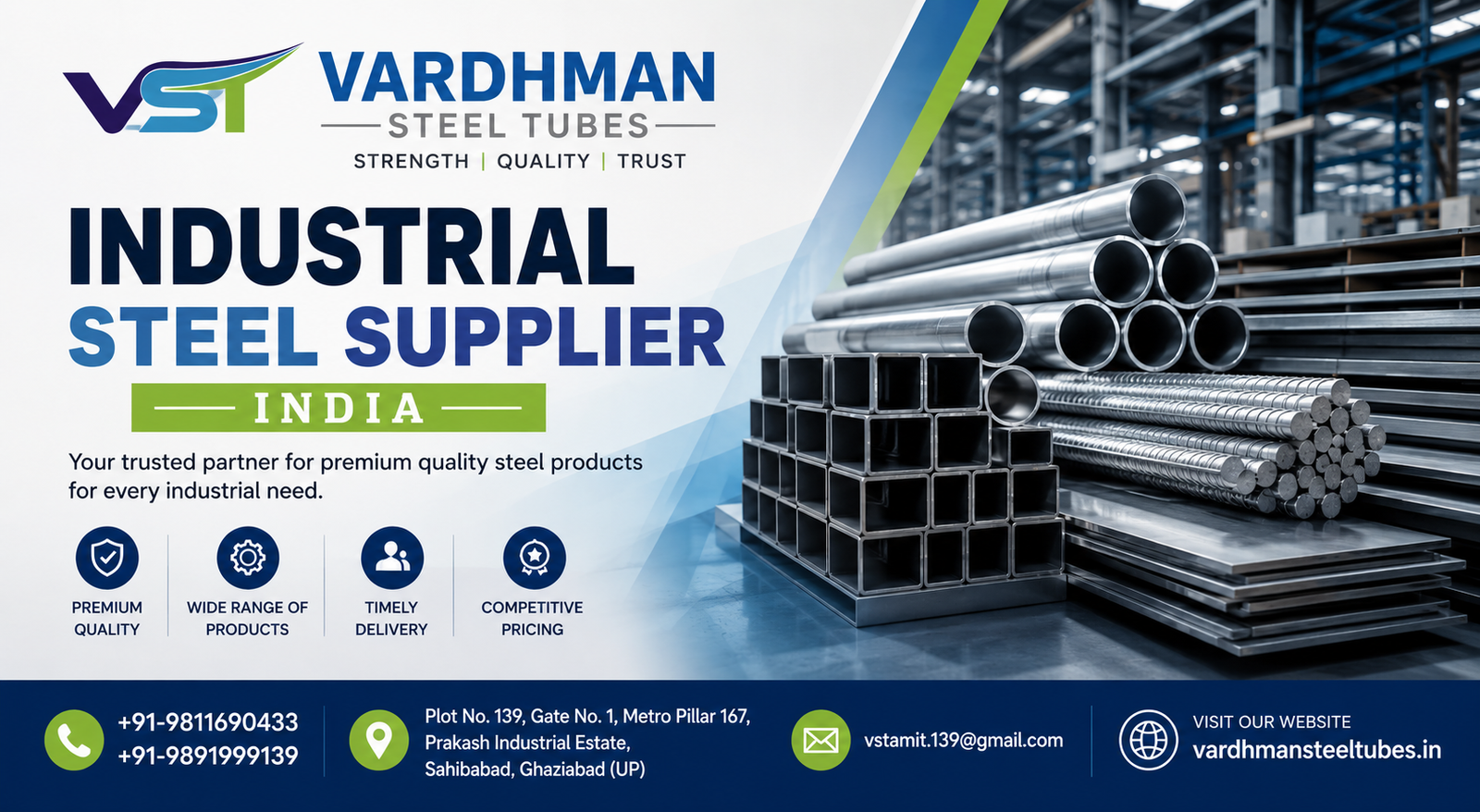 Industrial Steel Supplier India High-Quality Steel Solutions
