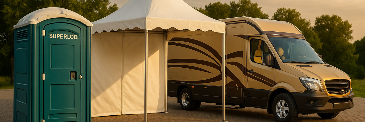 Portable Toilet Rental Company India - Superloo Mobile Toilets