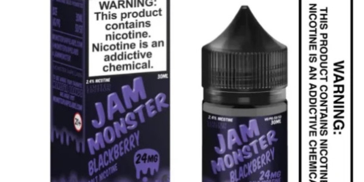 Blackberry Jam Monster Salt E-Liquid: A Rich Berry Toast Flavor for Everyday Nicotine Salt Vaping