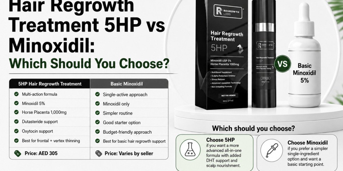 Hair Regrowth Treatment 5HP vs Minoxidil: Which Should You Choose?