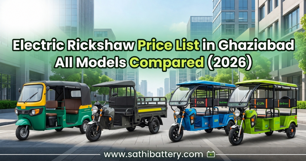 Electric Rickshaw Price List in Ghaziabad - All Models Compared