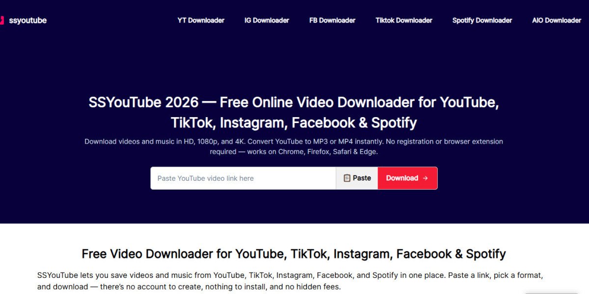 SSYtmp3 2026 Download YouTube, TikTok, Spotify & Instagram Free Without Any App or Sign-Up 