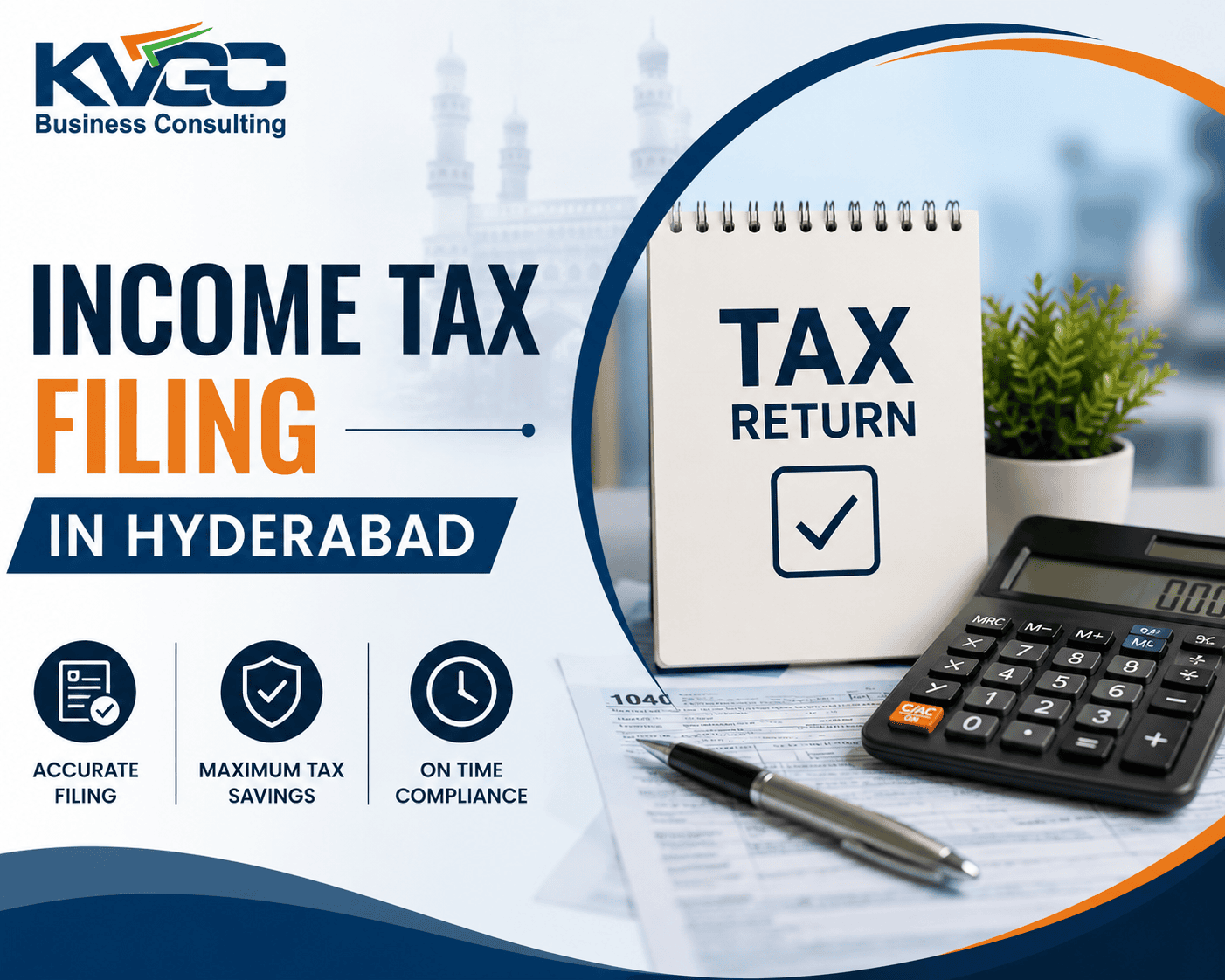 Income Tax Filing in Hyderabad (FY 2026 -2027) - KVGC Chartered Accountants