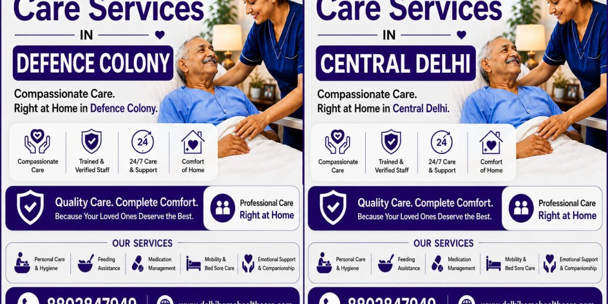 Professional Patient Care Services in Central Delhi and Defence Colony for Home-Based Support