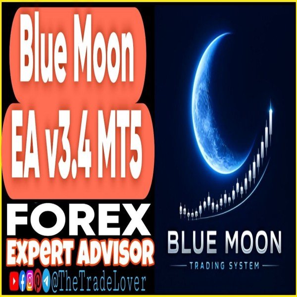 Blue Moon EA v3.4 MQ5 Source Code (Works on Build 6061) | Forex Robot | MT5 Expert Advisor - The Trade Lovers