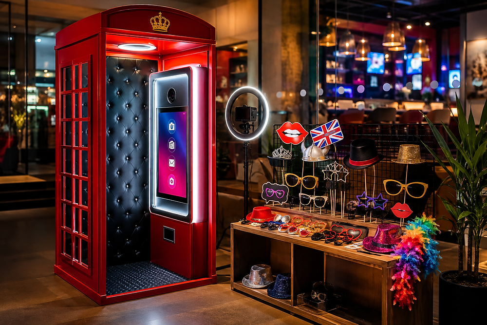 Photo Booth Trends: Interactive Phone Booth Props