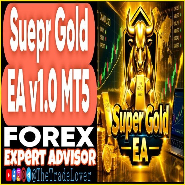 Super Gold EA v1.0 MT5 + Presets (Works on Build 6182) | Forex Robot | MT5 Expert Advisor - The Trade Lovers