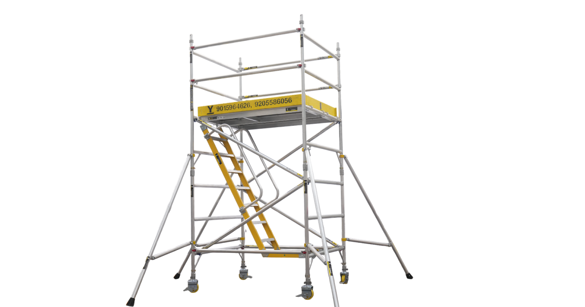 Movable Aluminium Scaffolding On Rent - Y Group