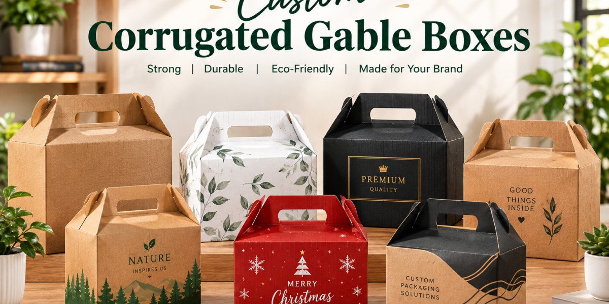 Custom Corrugated Gable Boxes for Strong Storage and Product Protection