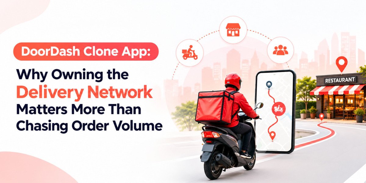 DoorDash Clone App: Why Owning the Delivery Network Matters More Than Chasing Order Volume