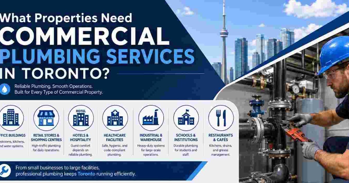 What Properties Need Commercial Plumbing Services in Toronto?
