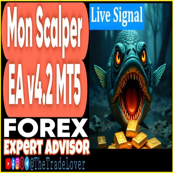Mon Scalper EA v4.2 MT5 (Works on Build 6182) | Forex Robot | MT5 Expert Advisor - The Trade Lovers