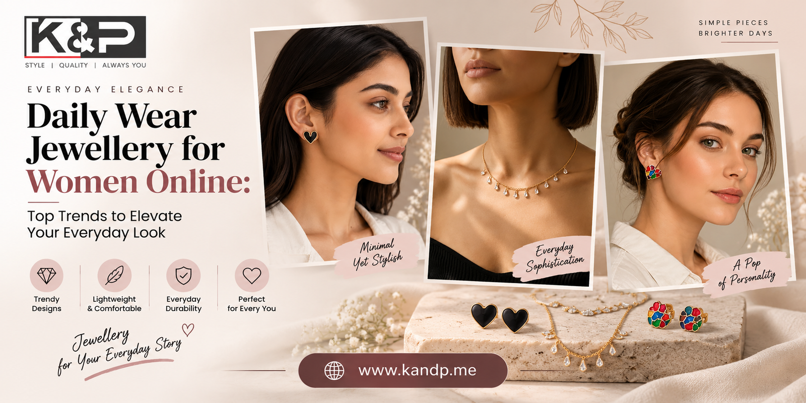 Daily Wear Jewellery for Women Online: Top Trends