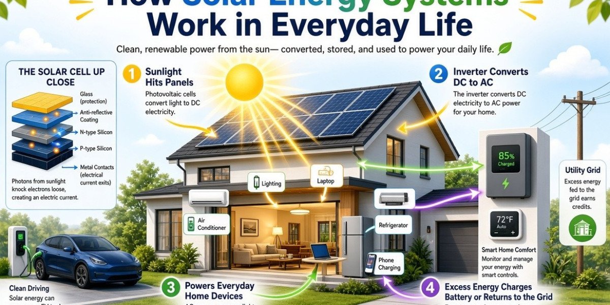 How Solar Energy Systems Work in Everyday Life?