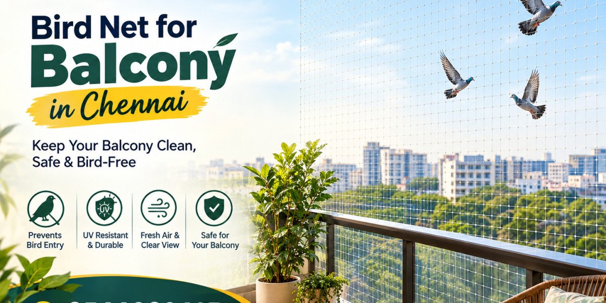 Bird Net for Balcony in Chennai Solutions by Ram Safety Nets