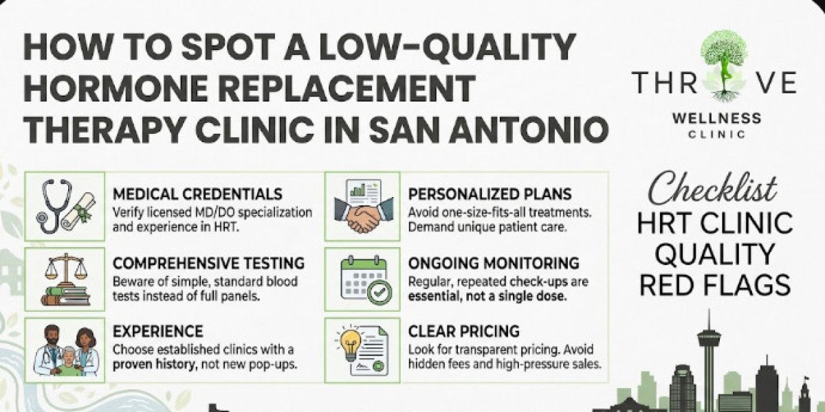 How to Spot a Low-Quality Hormone Replacement Therapy Clinic in San Antonio