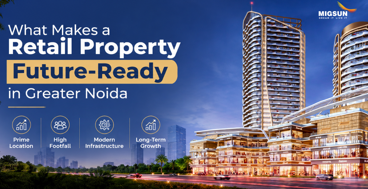 Future-Ready Retail Property in Greater Noida | Migsun group
