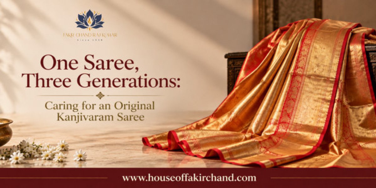 One Saree, Three Generations: Caring for an Original Kanjivaram Saree