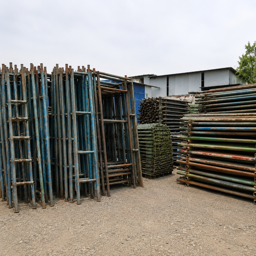 Old Scaffolding Used Scaffolding on Hire & Sale - Omaxe Steel