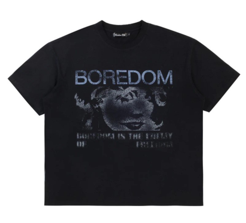 Boredom Kills Enemy Black Tee | Official Store